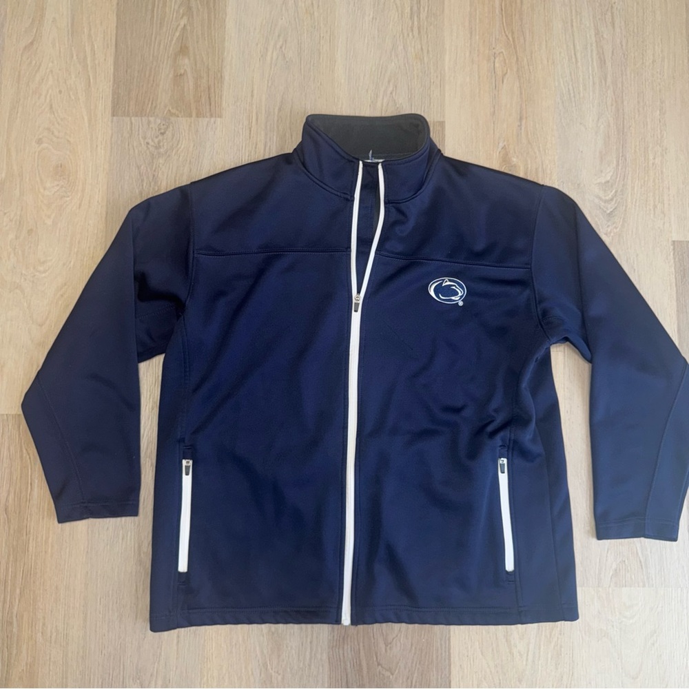 Penn State Blue & White Zip Up Jacket - Best for Men’s XL